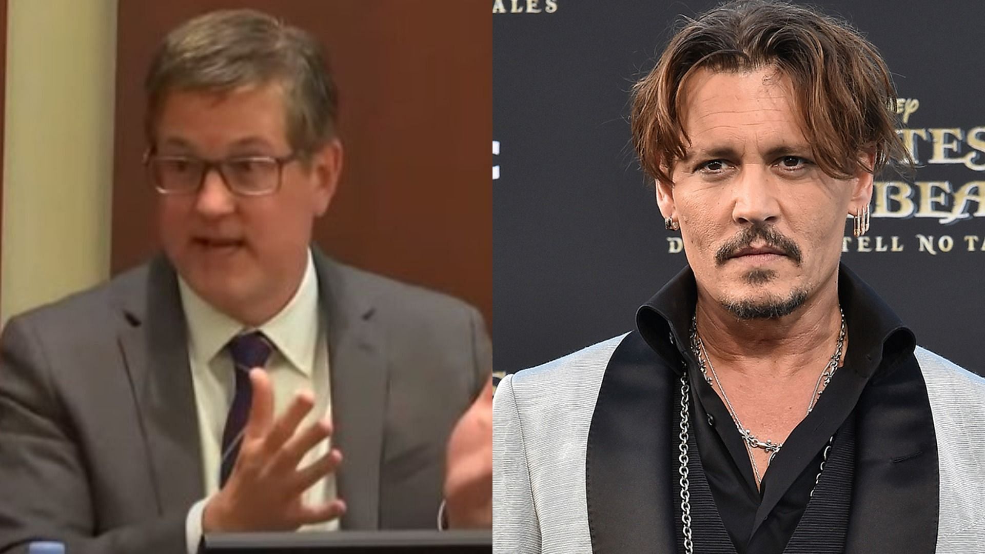 Johnny Depp&#039;s expert witness said that Amber Heard&#039;s accusations tarnished his image. (Image via Twitter/@Passmemybeer, Getty Images/Axelle/Bauer-Griffin)