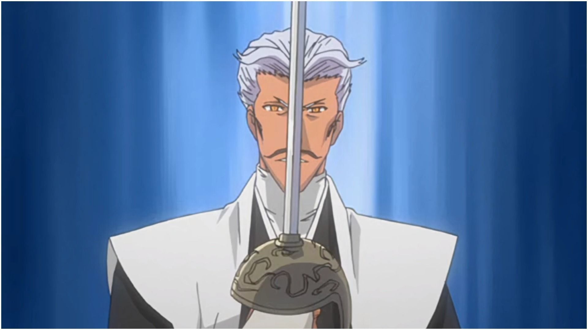 Chojiro Sasakibe as seen in Bleach (Image via Studio Pierrot)