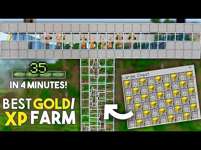 5 Best Gold Farm Designs For Minecraft Bedrock Edition