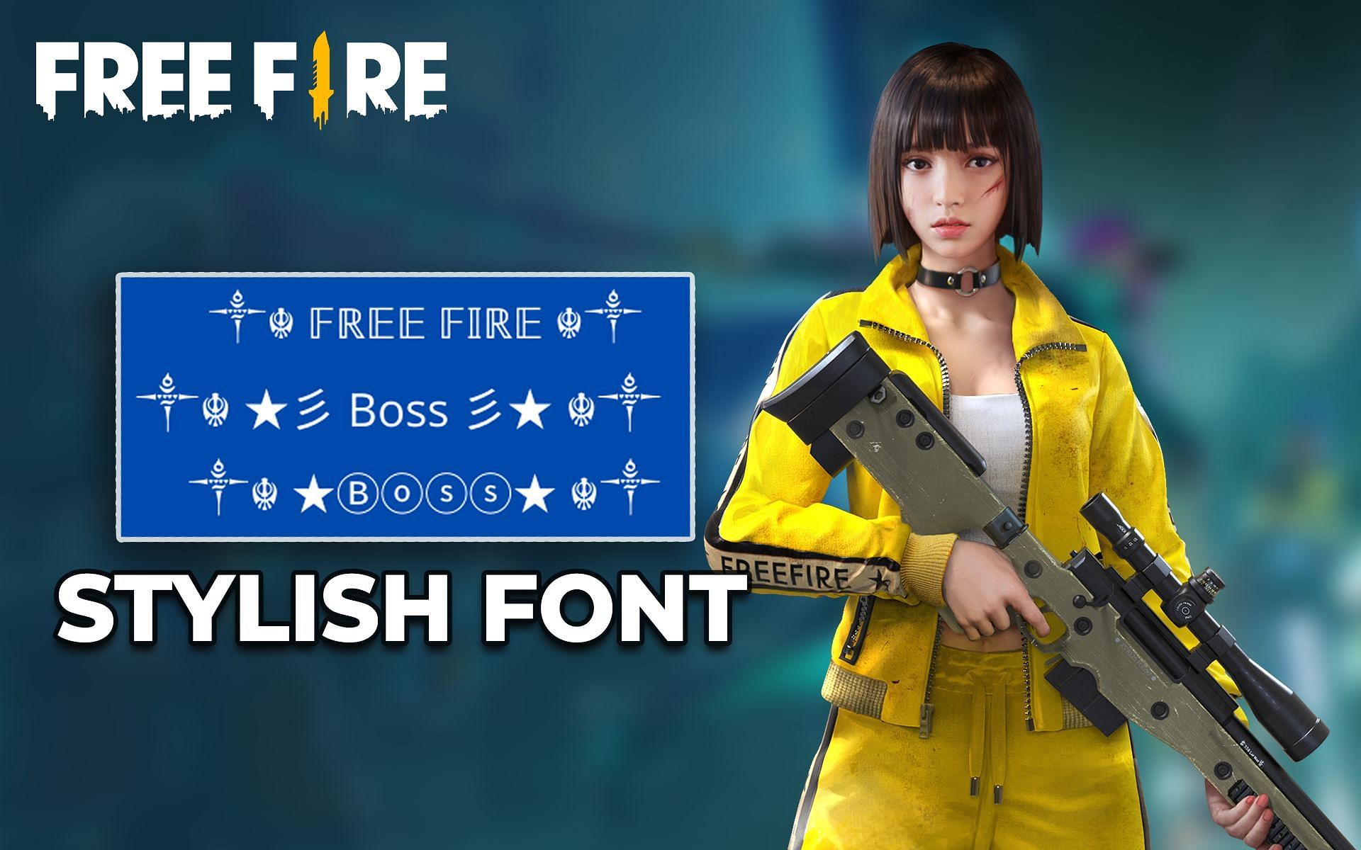 Find cool Free Fire nicknames with stylish font and unique symbols (Image via Sportskeeda)