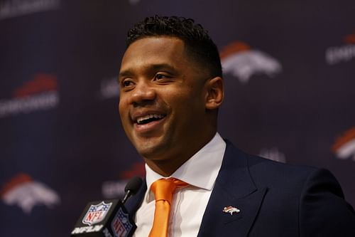 Denver Broncos Introduce Quarterback Russell Wilson