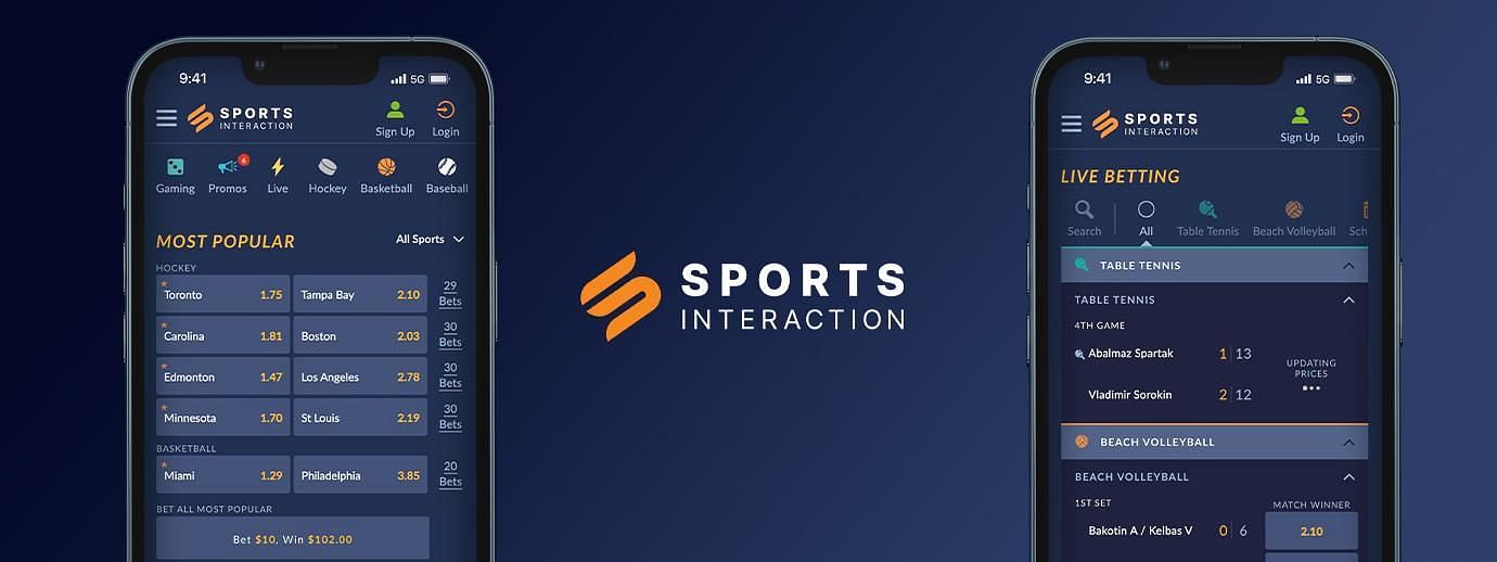 Sports Interaction&#039;s smooth interface stands out