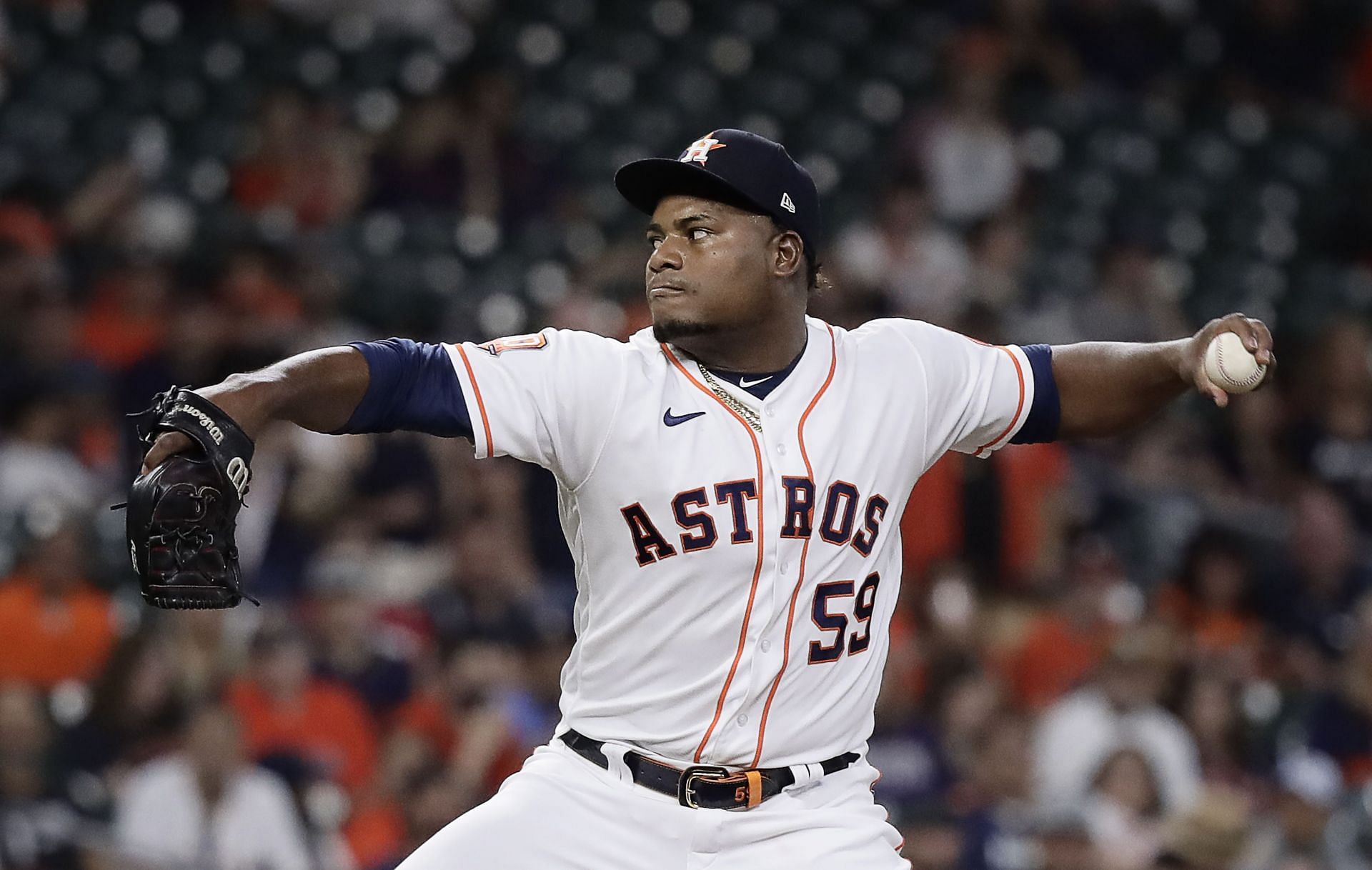 The Astros&#039; Framber Valdez takes the mound Friday.