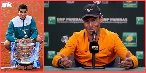 Rafael Nadal was full of praise for Carlos Alcaraz