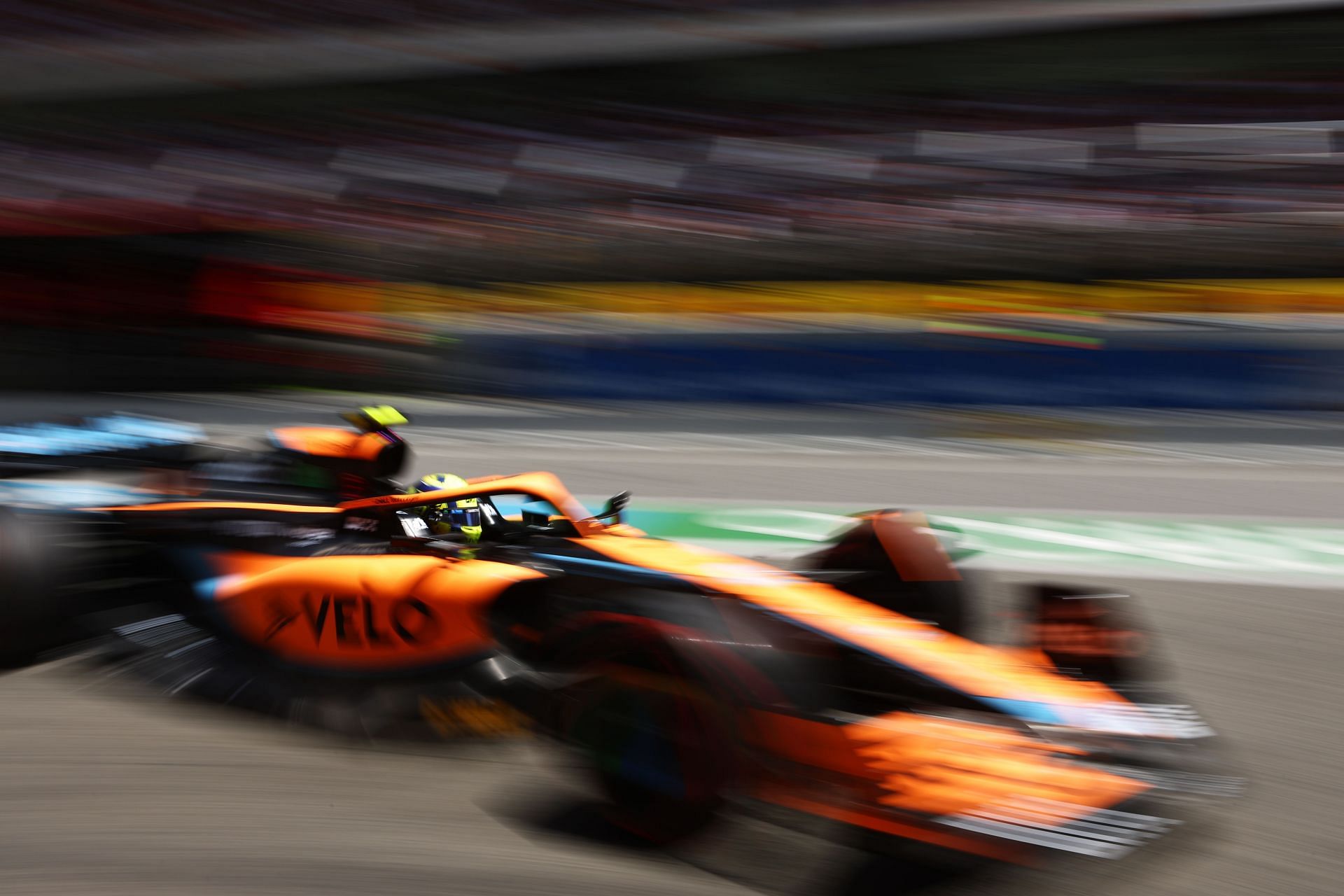 McLaren&#039;s Lando Norris in action during the F1 Grand Prix of Spain - Practice