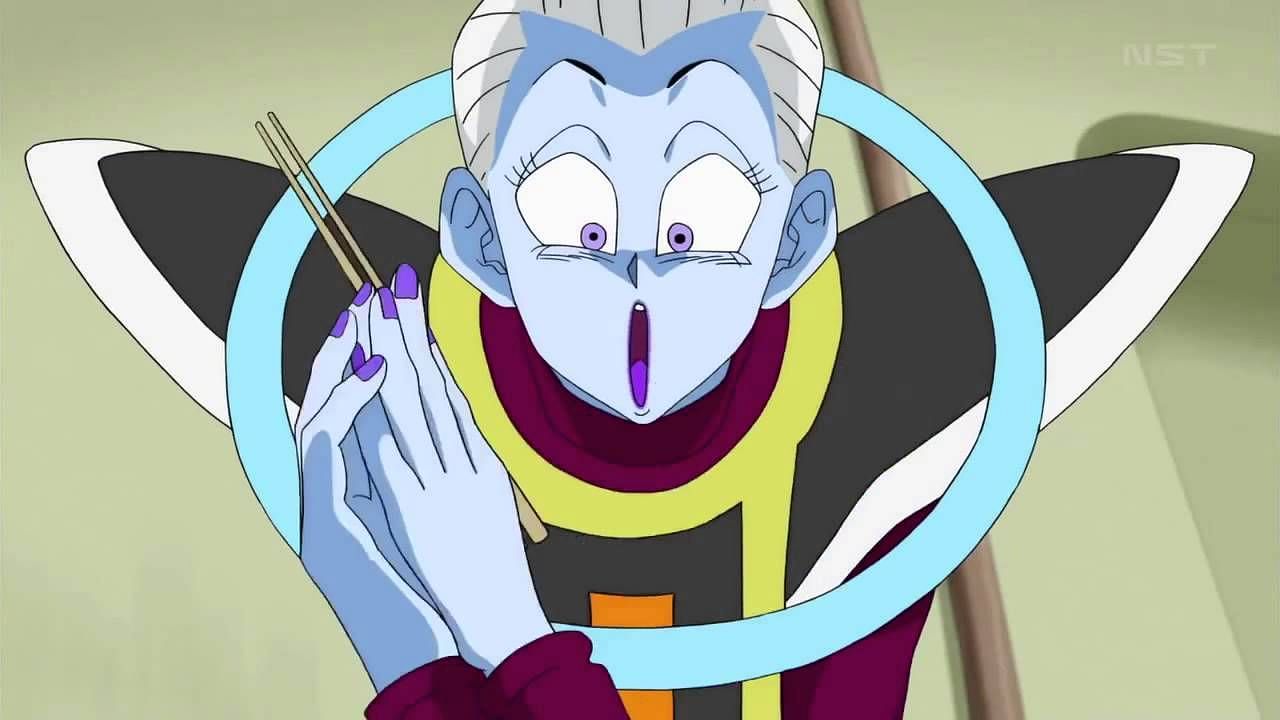 Whis, as seen in the Super anime (Image via Toei Animation)