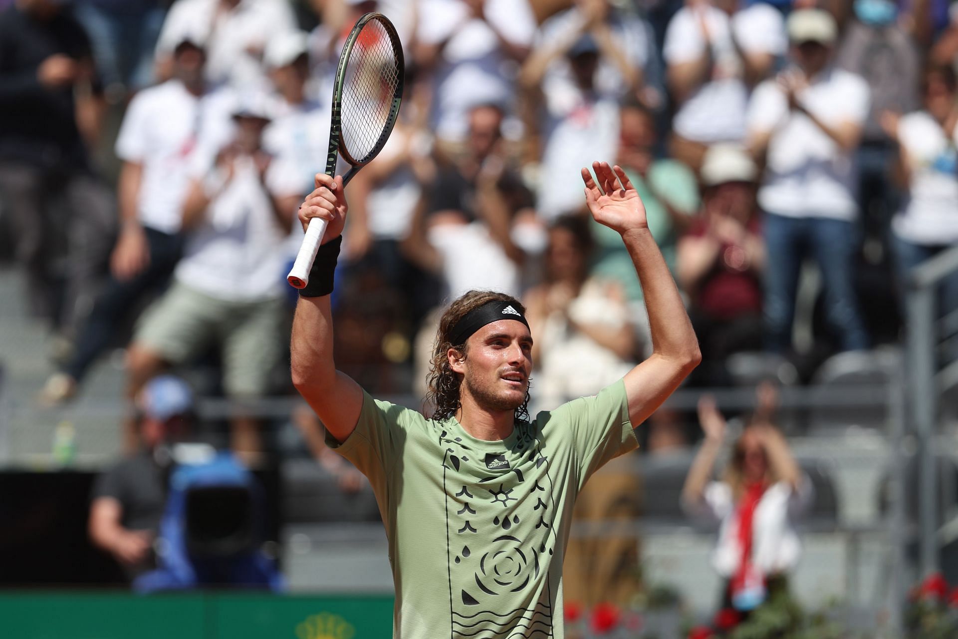 Stefanos Tsitsipas at the 2022 Italian Open.