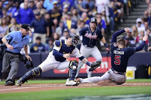 Division Series - Atlanta Braves v Milwaukee Brewers - Game Two