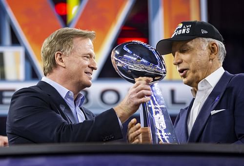 NFL commissioner Roger Goodell and Los Angeles Rams owner Stan Kroenke