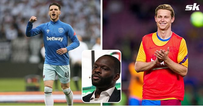 Louis Saha chooses between Declan Rice and Frenkie de Jong for Manchester United