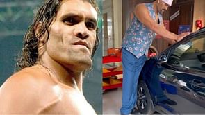 WWE दिग्गज The Great Khali से अनोखे अंदाज में की गई कार धोने की गुजारिश, देखे मजेदार वीडियो