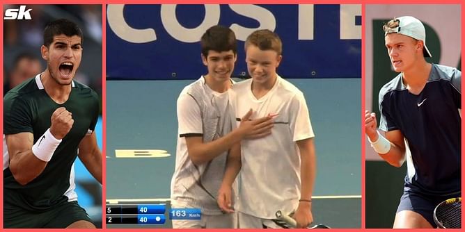 Watch: When Carlos Alcaraz and Holger Rune played doubles together in junior tennis