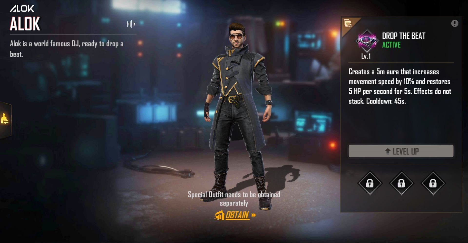 Alok is a fan favorite in Free Fire (Image via Garena)