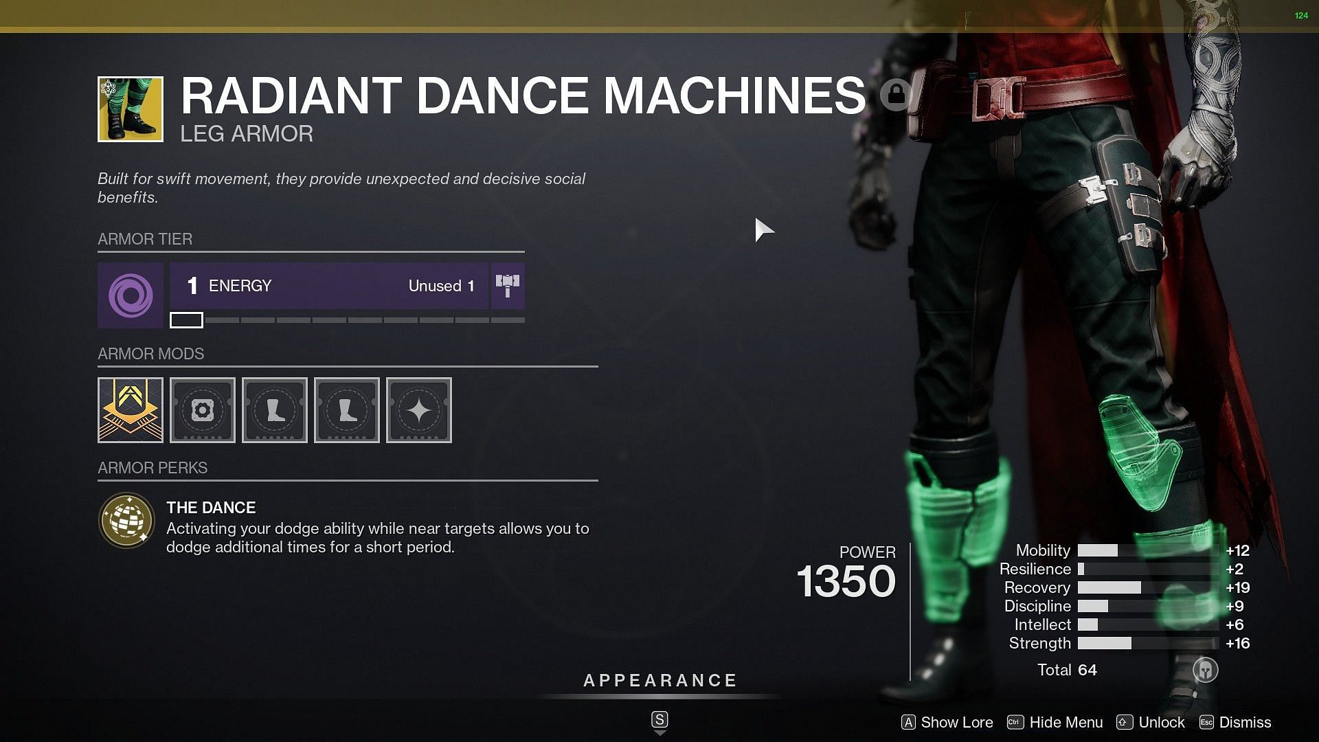 Radiant Dance Machines (Image via Destiny 2)