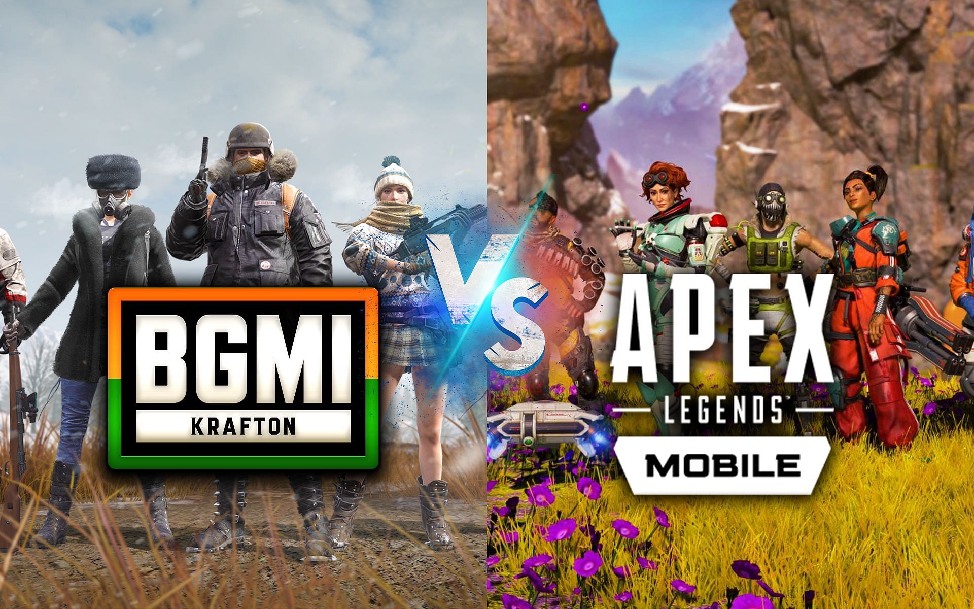 BGMI vs Apex Legends is a heated topic of discussion (Image via Sportskeeda)