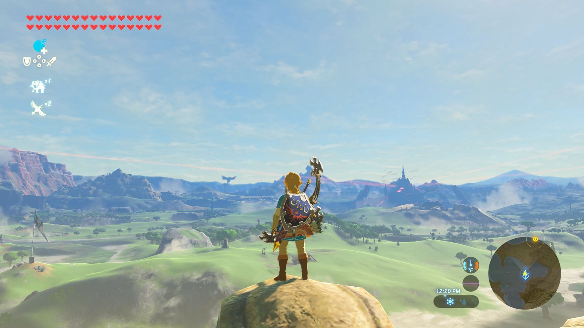 The Legend of Zelda: Breath of the Wild running on Yuzu (Image via Yuzu)