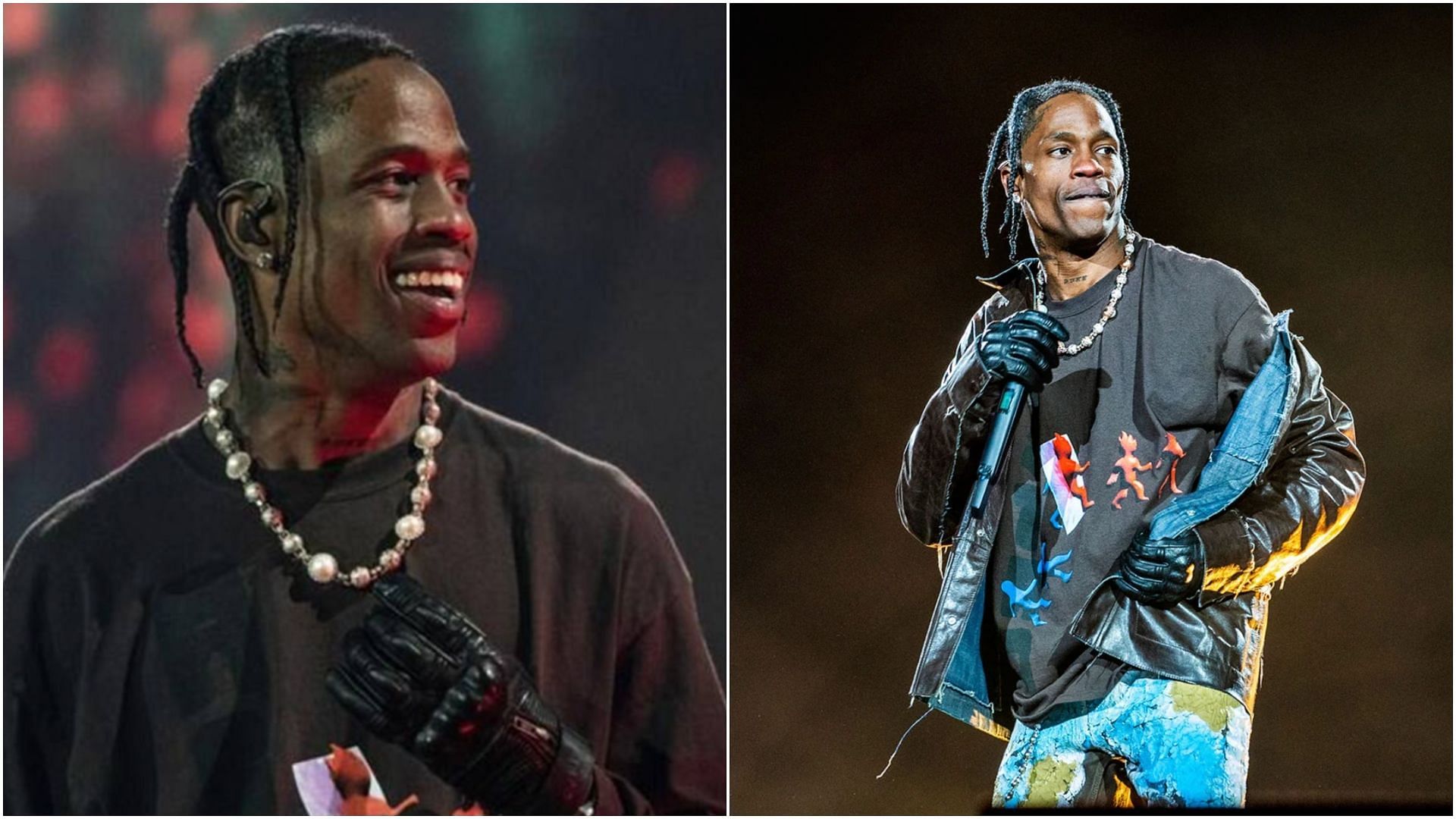 Travis Scott (Images via AP and Erica Goldring/Getty Images)