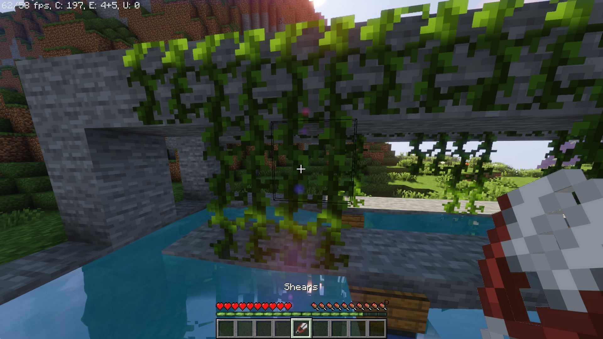 How to make an AFK vine farm in Minecraft