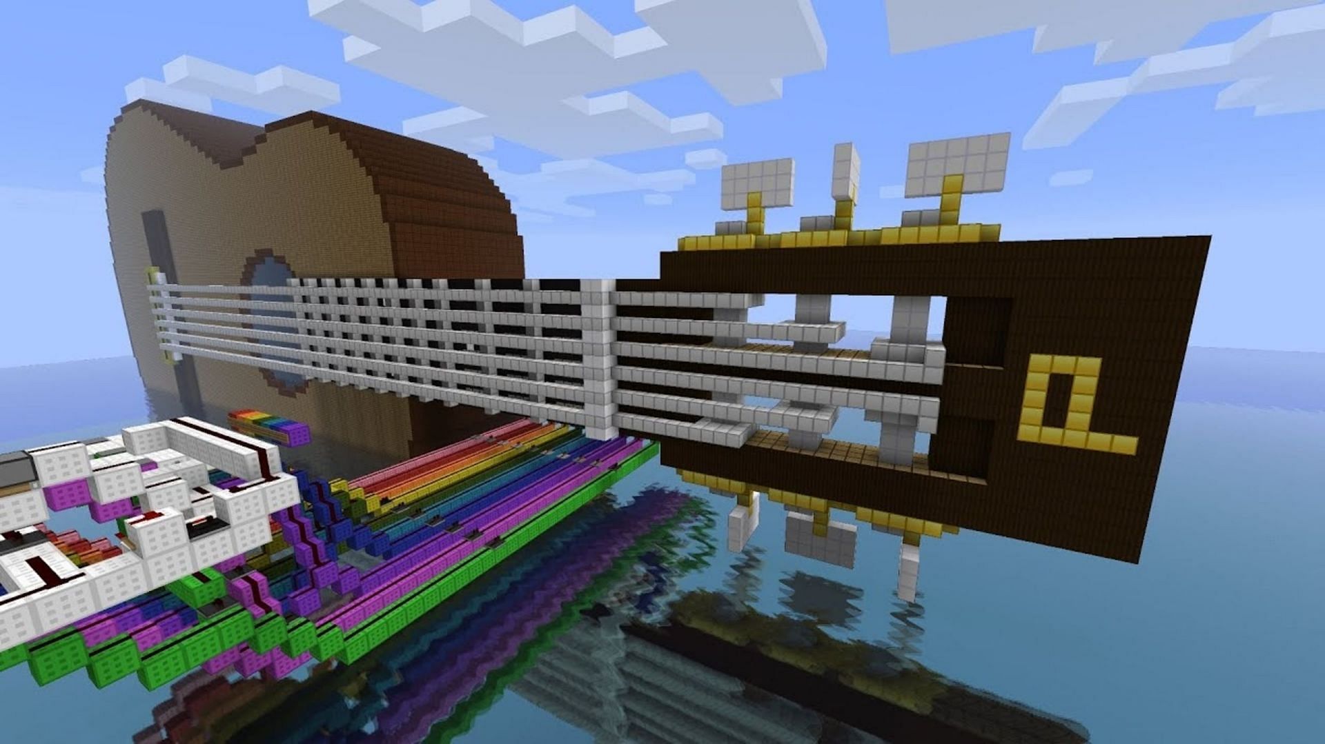 This redstone build allows players to create as much as they entertain (Image via FVDisco/YouTube)