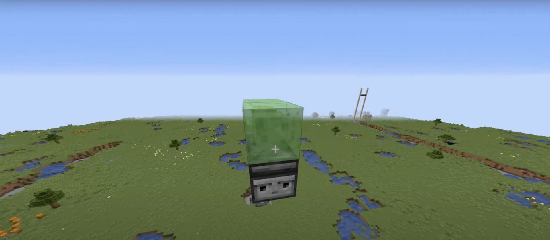 Players should place two slimes on top (Image via FazyCraft/YouTube)