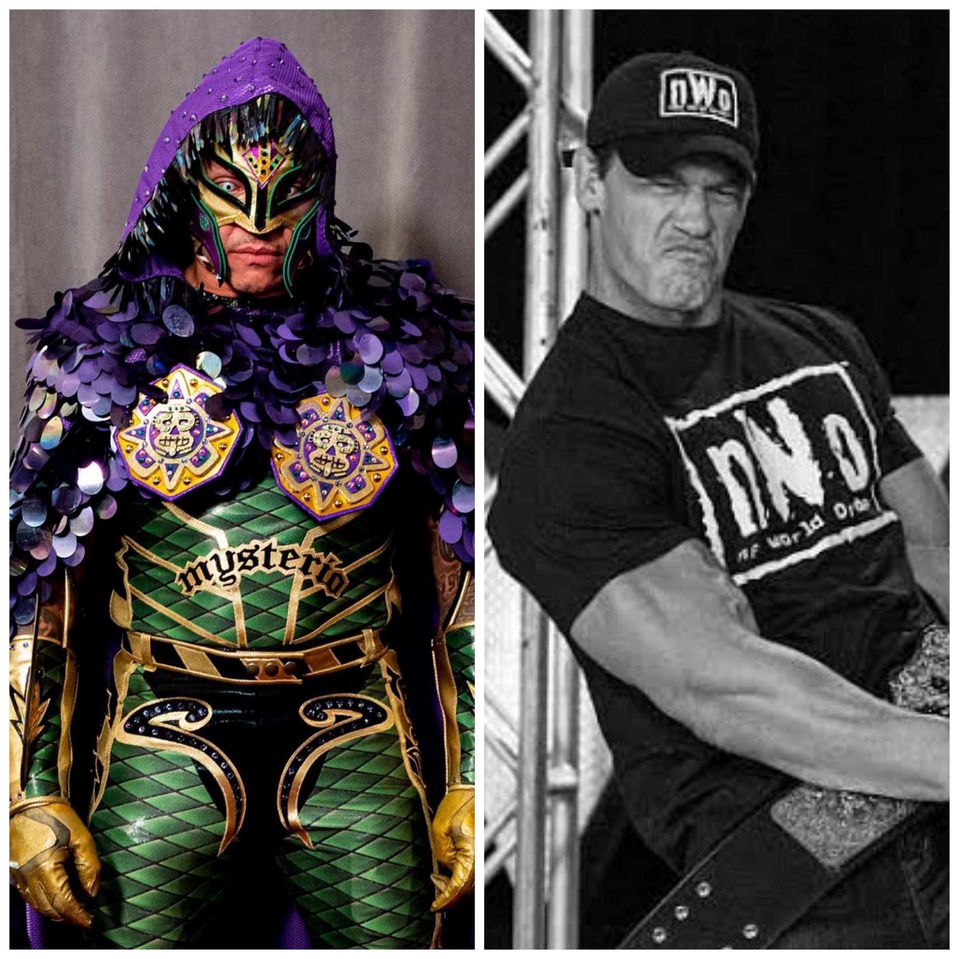 John Cena and Rey Mysterio are two legends of WWE