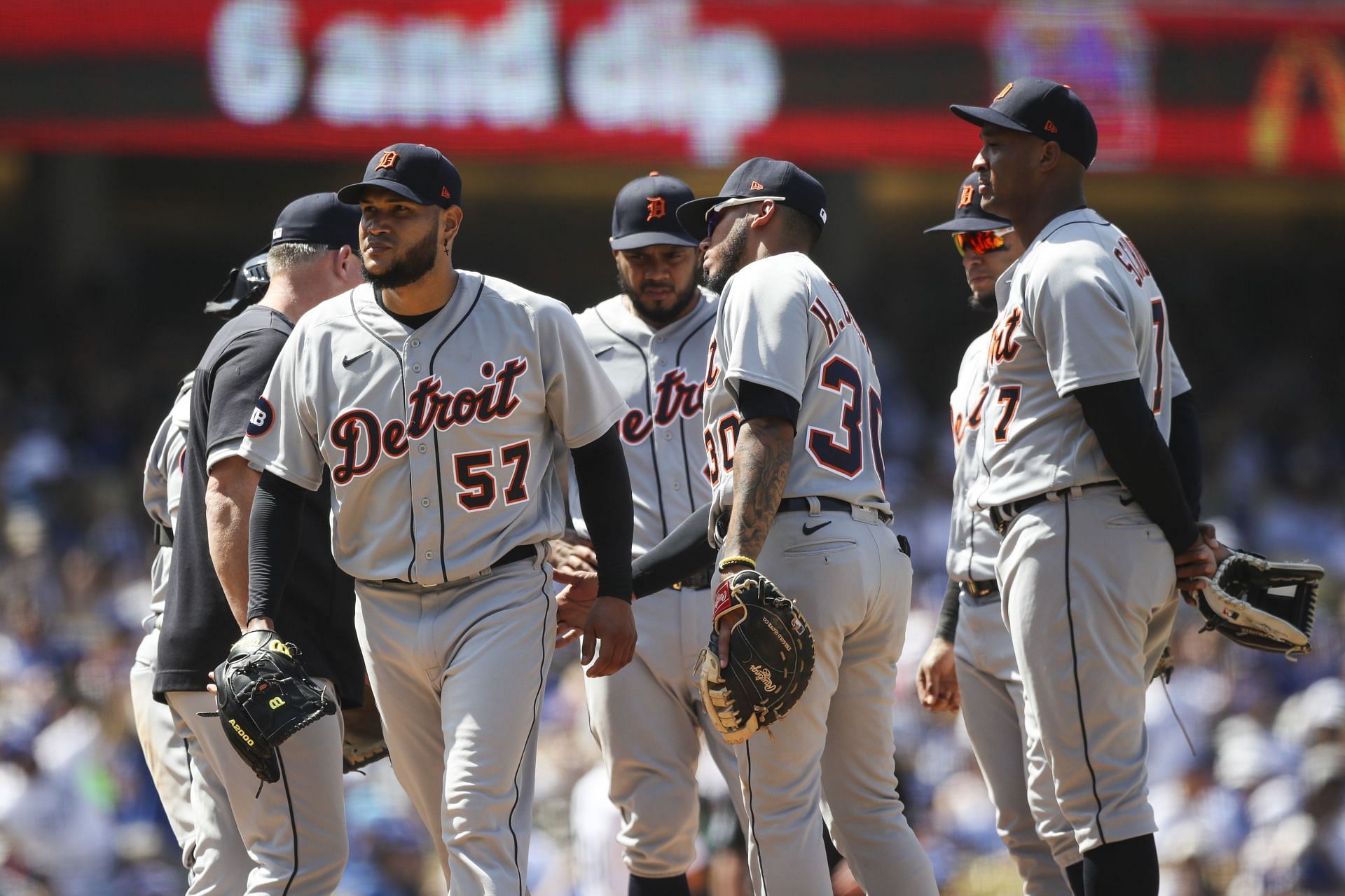 Detroit Tigers v Los Angeles Dodgers