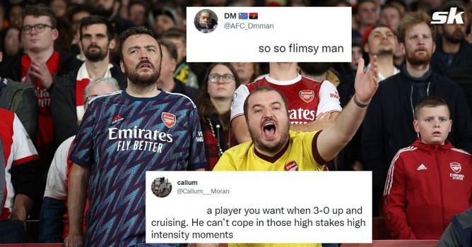 “He can’t cope in those high stakes high intensity moments” – Arsenal fans rip apart ‘flimsy’ 23-year-old after poor display in 2-0 loss at Newcastle
