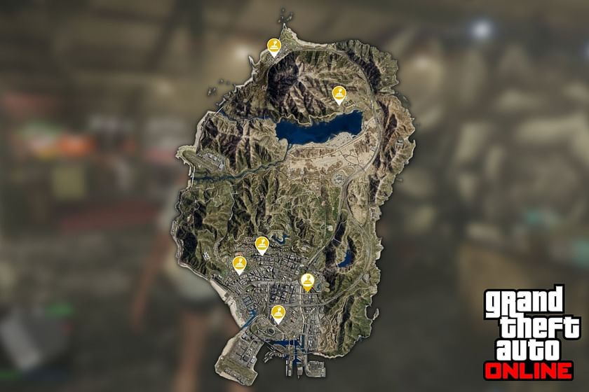 Chiliad on the map in Gta 5
