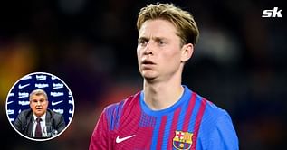 "He is a coveted player in the market" - Barcelona president Joan Laporta comments on the situation of Manchester United target Frenkie de Jong