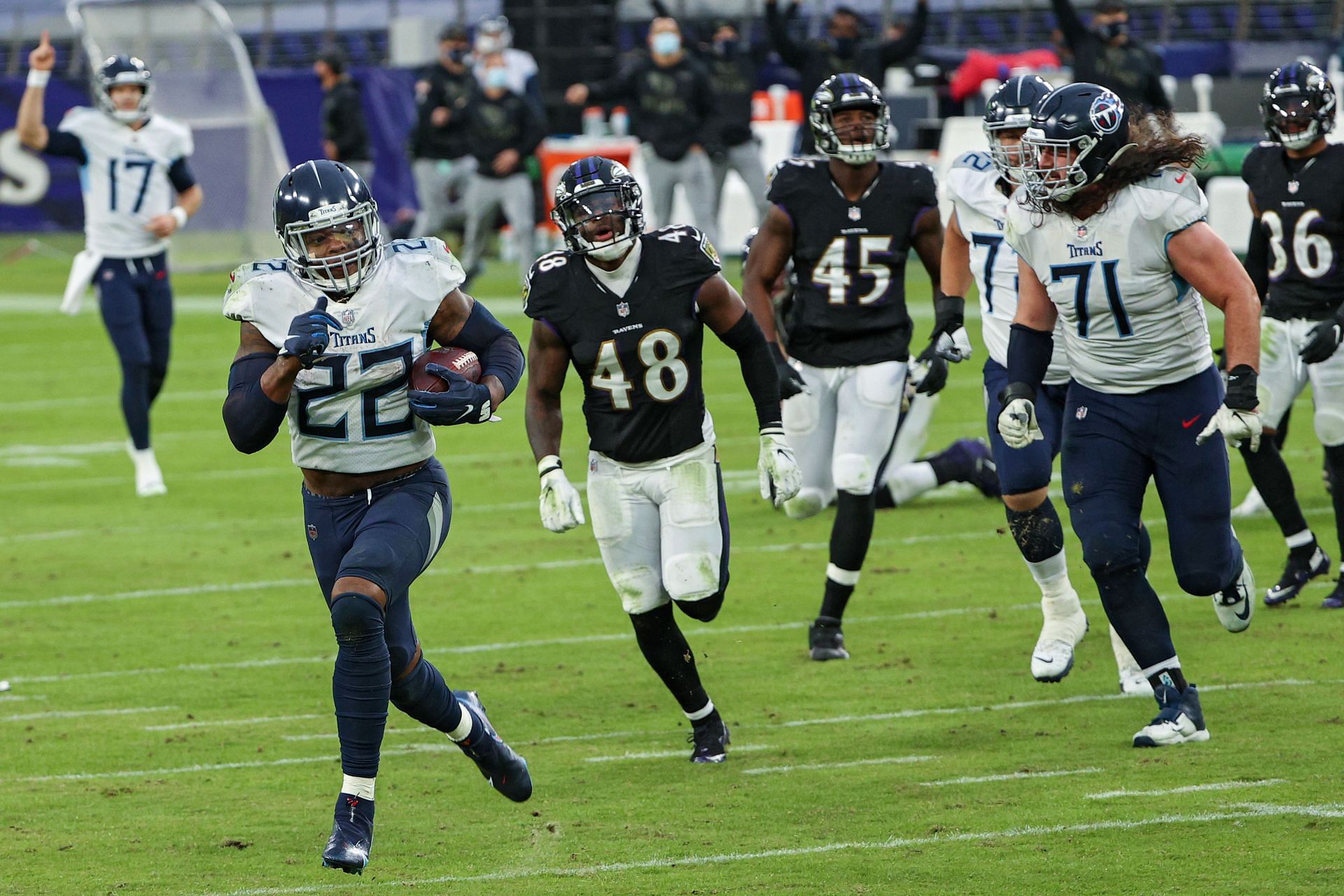 Tennessee Titans v Baltimore Ravens