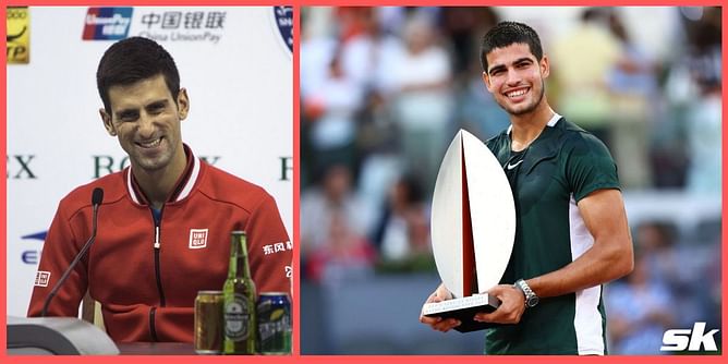 "At Roland Garros, he definitely will be one of the main favourites" - Novak Djokovic on Carlos Alcaraz