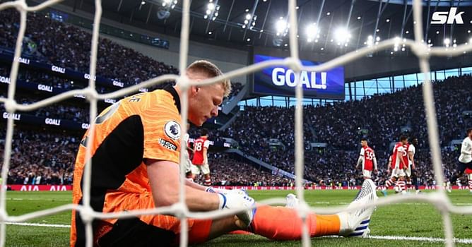 "It’s an uphill battle from there" - Arsenal star Aaron Ramsdale laments about refereeing decisions during North London derby loss to Tottenham
