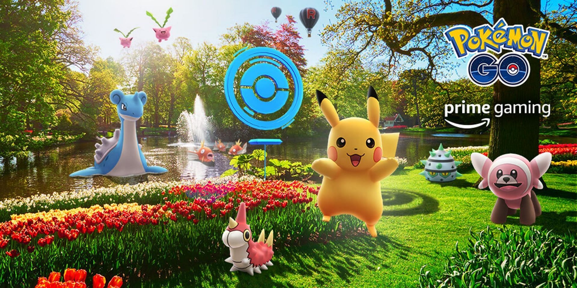Official artwork announcing the collaboration between Pokemon GO and Prime Gaming (Image via Niantic)