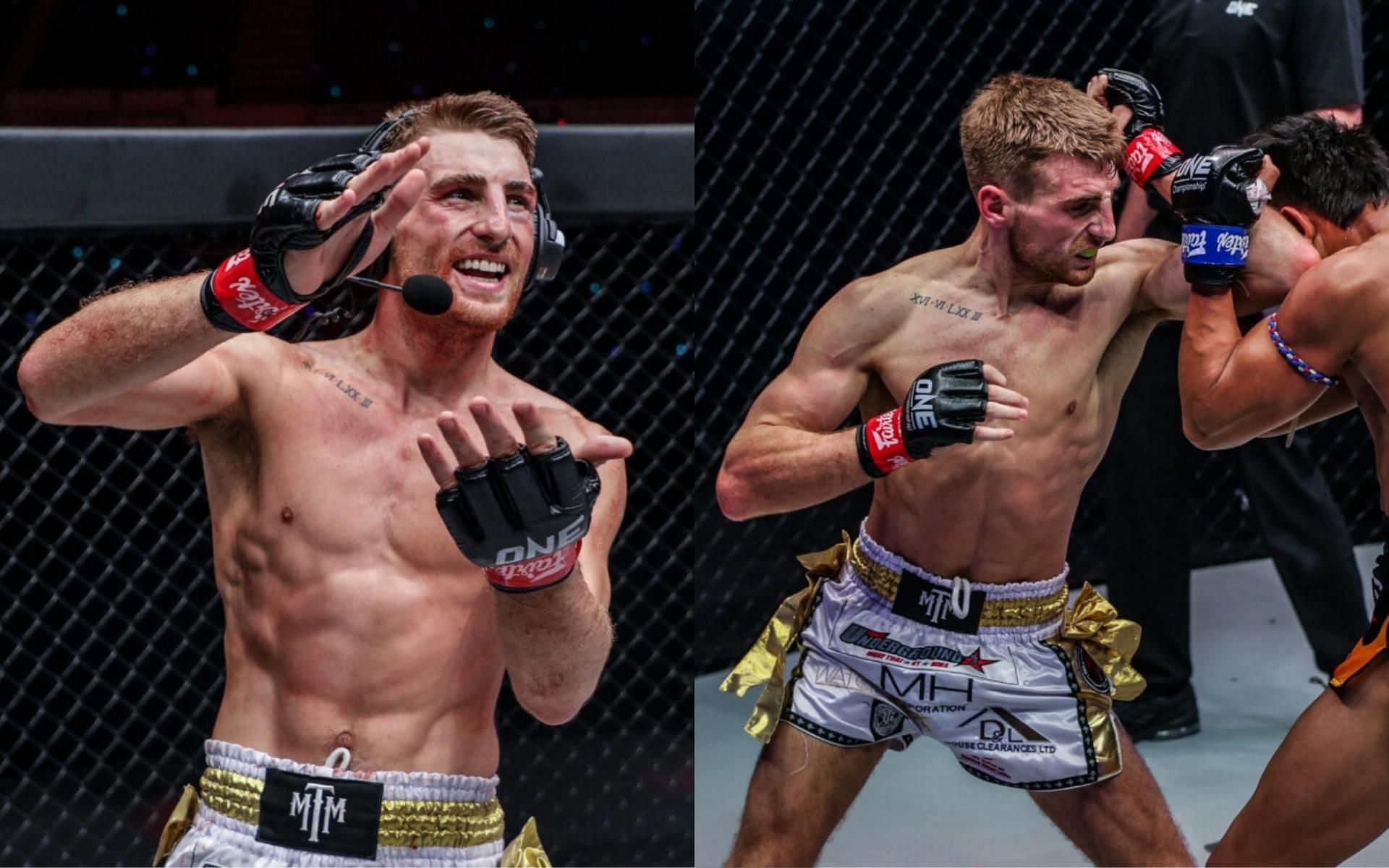 Former ONE flyweight Muay Thai champ Jonathan Haggerty aims for a double bonus at ONE 157. (Images courtesy of ONE Championship)