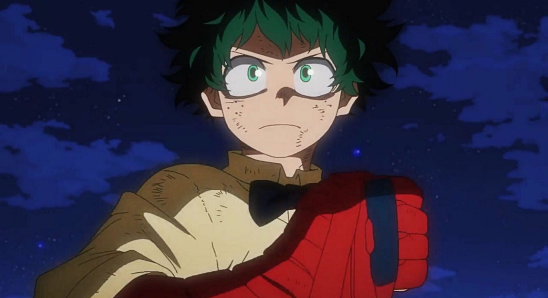 Izuku Midoriya, as seen in the anime (Image via Studio Bones)