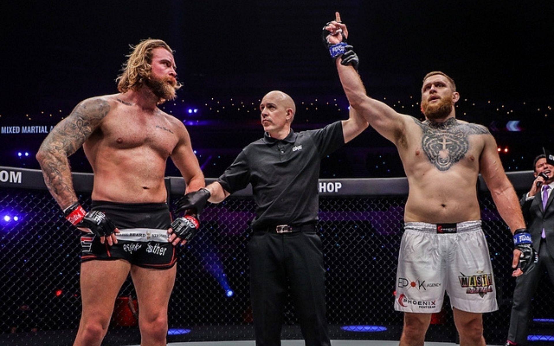 (left) Thomas &quot;The Viking&quot; Narmo and (right) Odie &quot;The Witness&quot; Delaney at ONE: Bad Blood [Credit: ONE Championship]