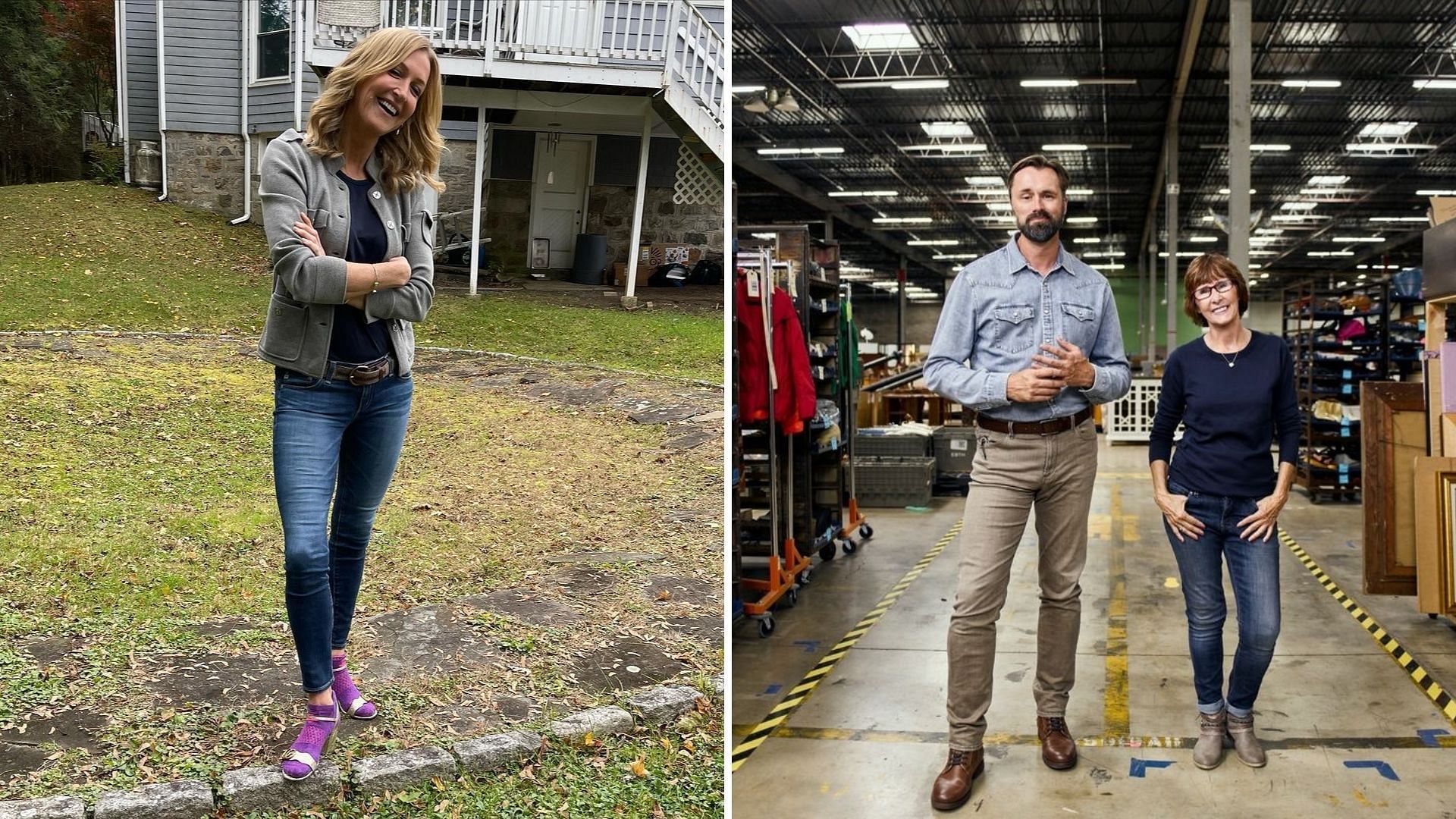 Everything But The House host Lara Spencer and the team start their search for antiques (Image via Instagram/lara.spencer)