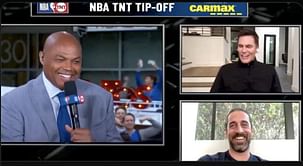 WATCH: Tom Brady appears to be awkward when Charles Barkley asks about $375 million FOX deal