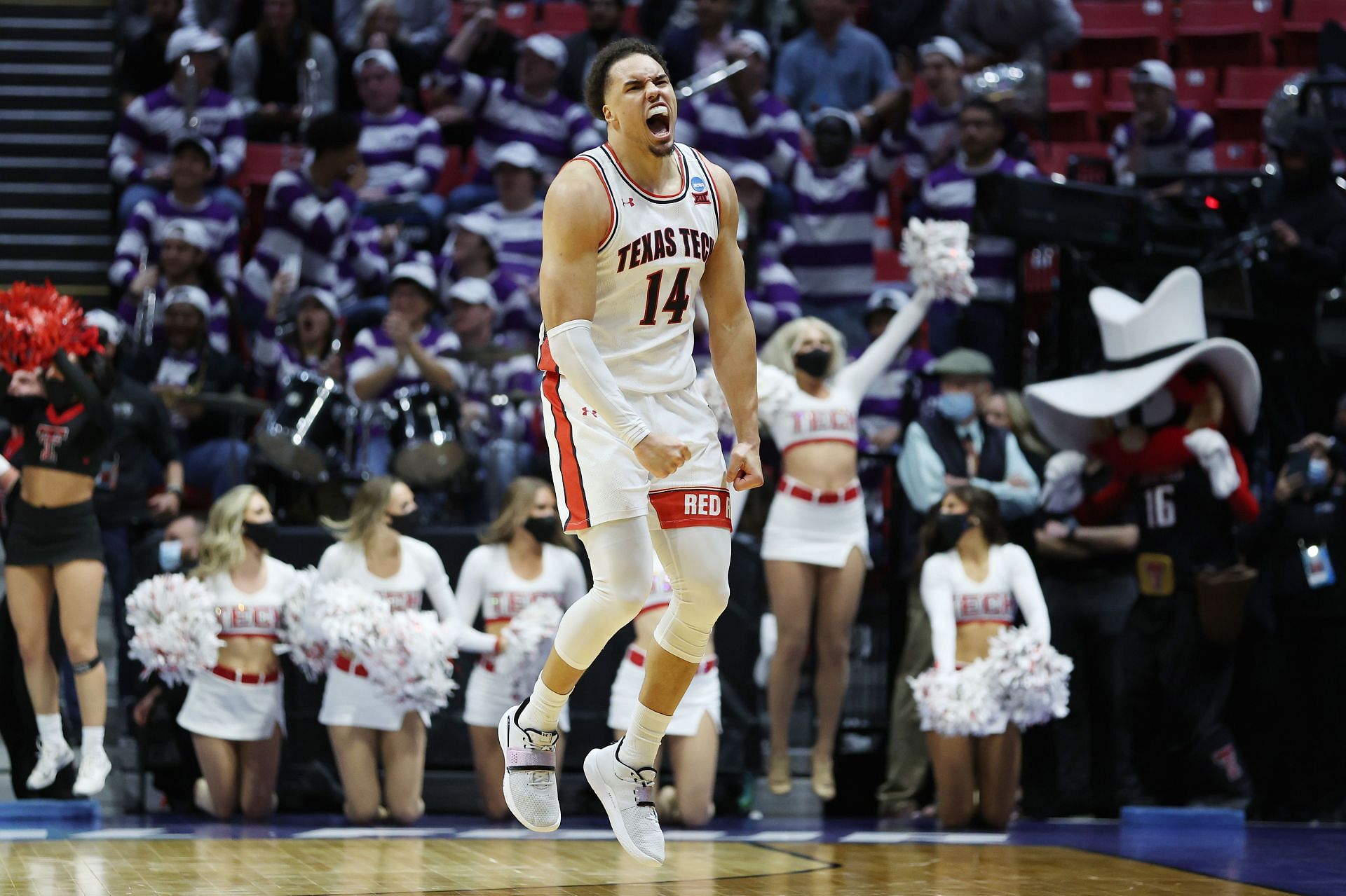 The 24-year-old during a game against Notre Dame