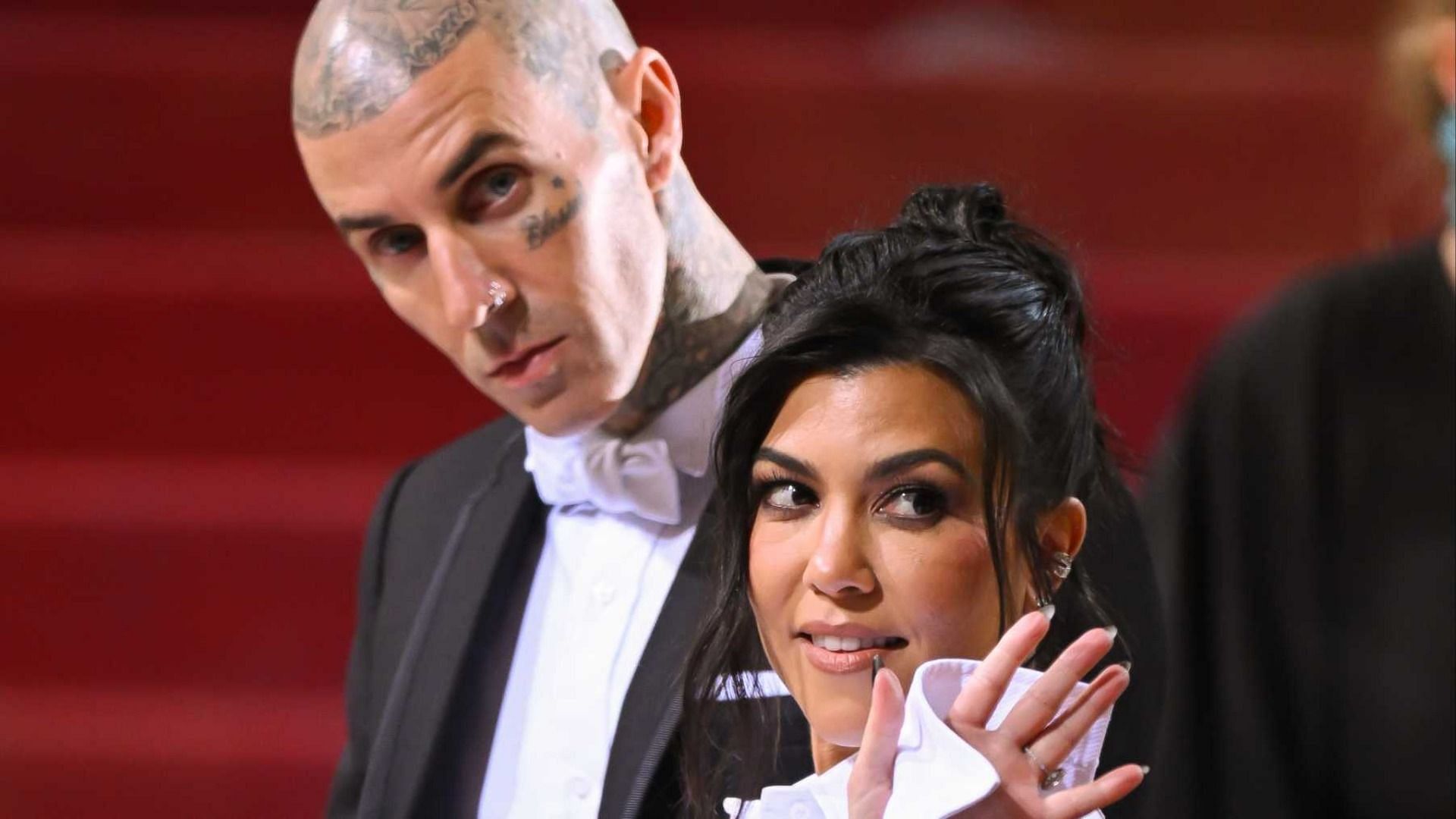 Kourtney Kardashian and Travis Barker tied the knot second time on May 22 in the presence of their friends and family. (Image via Getty Images/NDZ/Star Max)