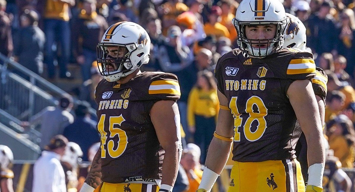 Chad Muma in action for Wyoming