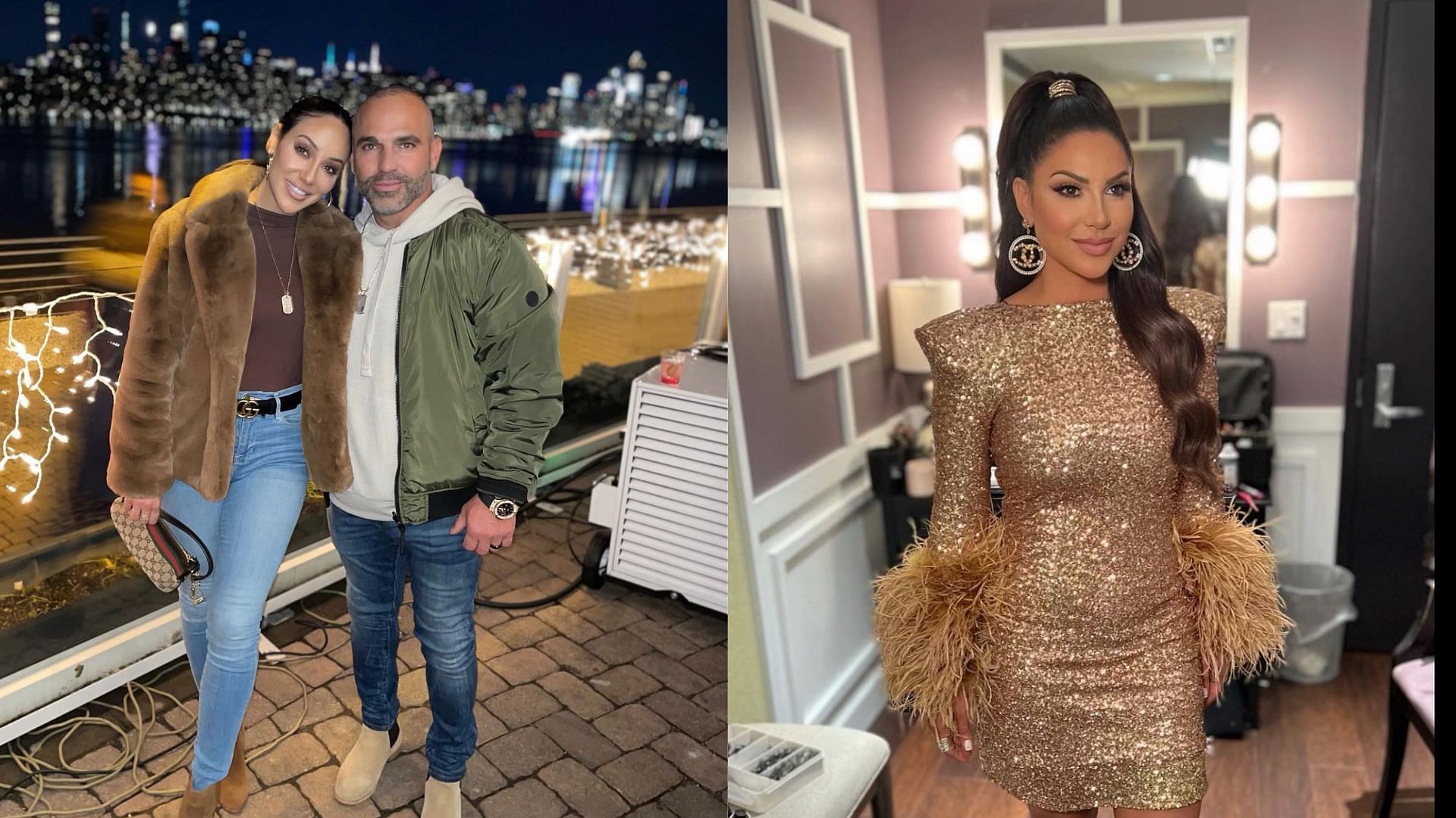 Melissa and Joe Gorga [left] and Jennifer Aydin [right] from RHONJ (Image via joeygorga and jenniferaydin/Instagram)