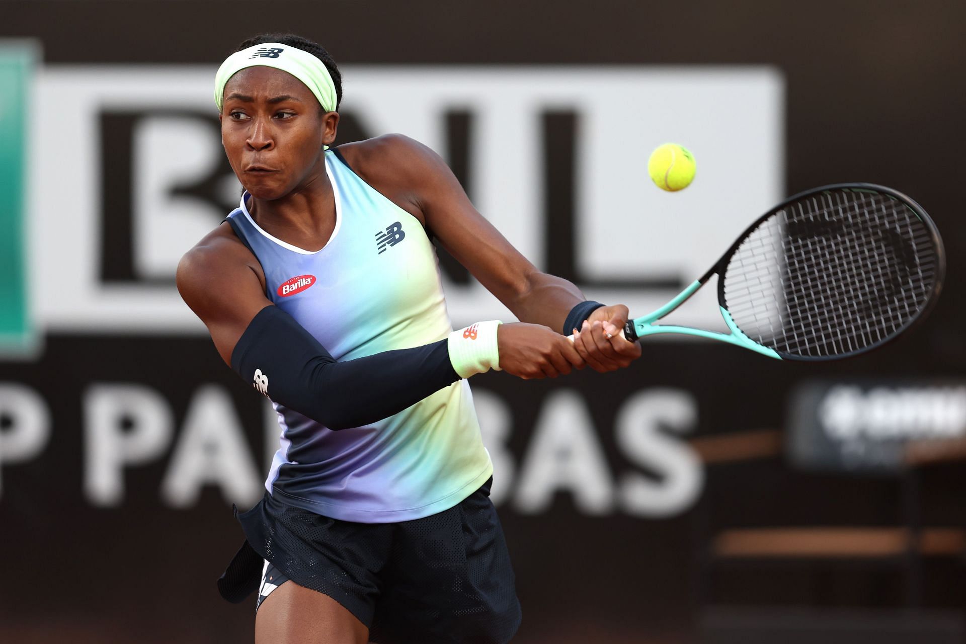 Gauff is the 18th seed in the women's singles draw at the French Open