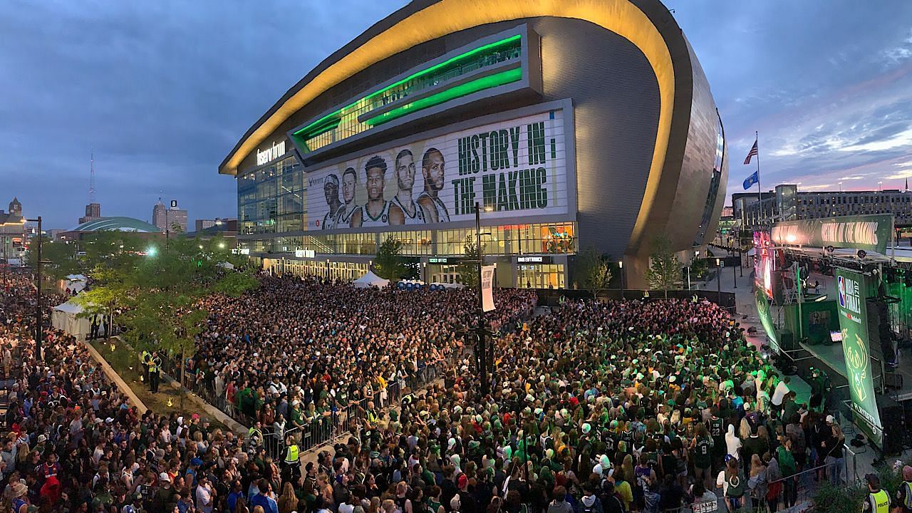 Fiserv Forum - 2021 NBA Finals (Photo Source BizTimes)