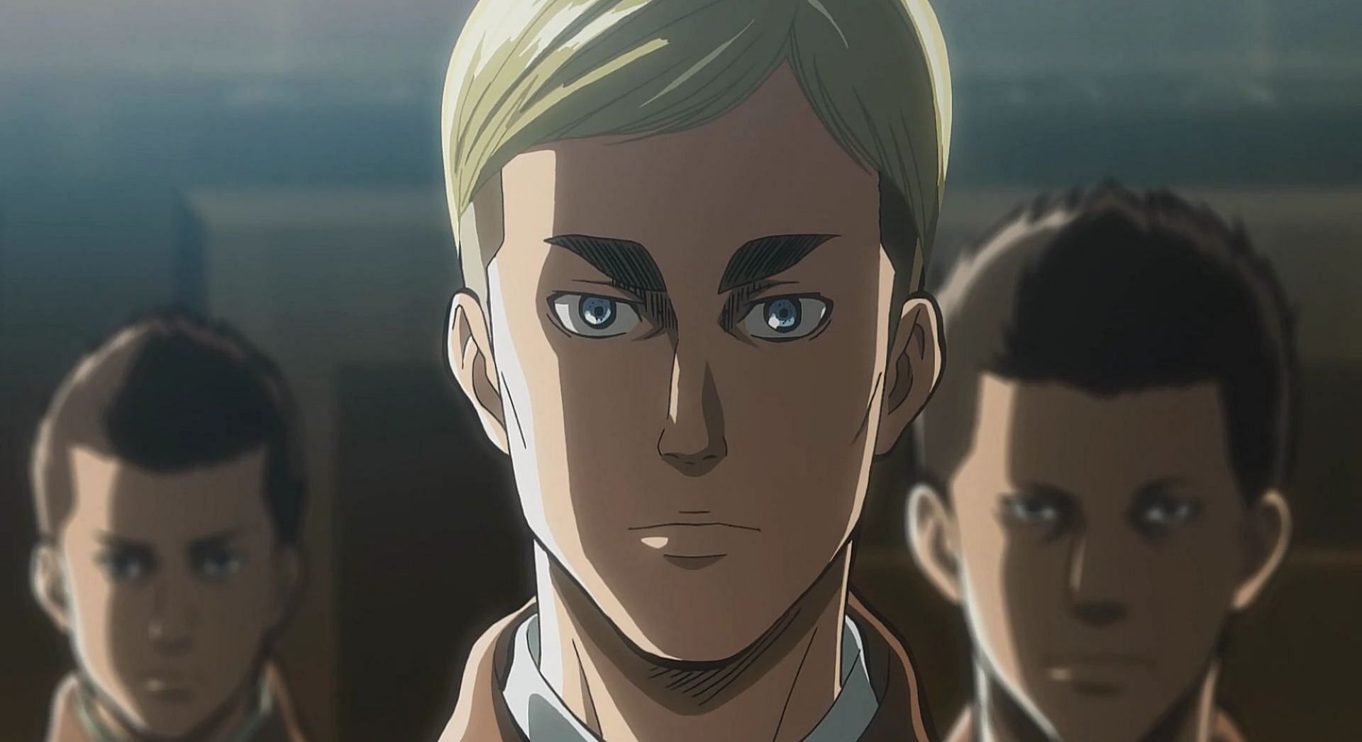 Erwin Smith, in Attack on Titan (image via Studio WIT)