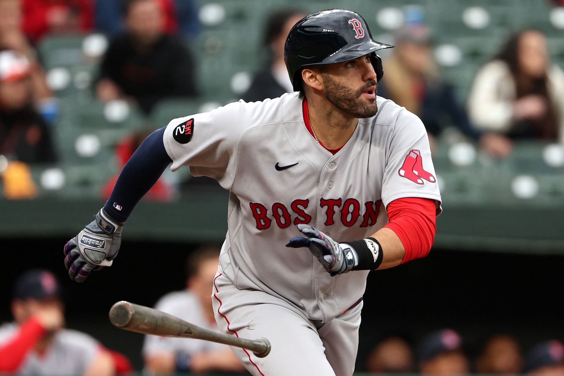 J.D. Martinez #28 of the Boston Red Sox