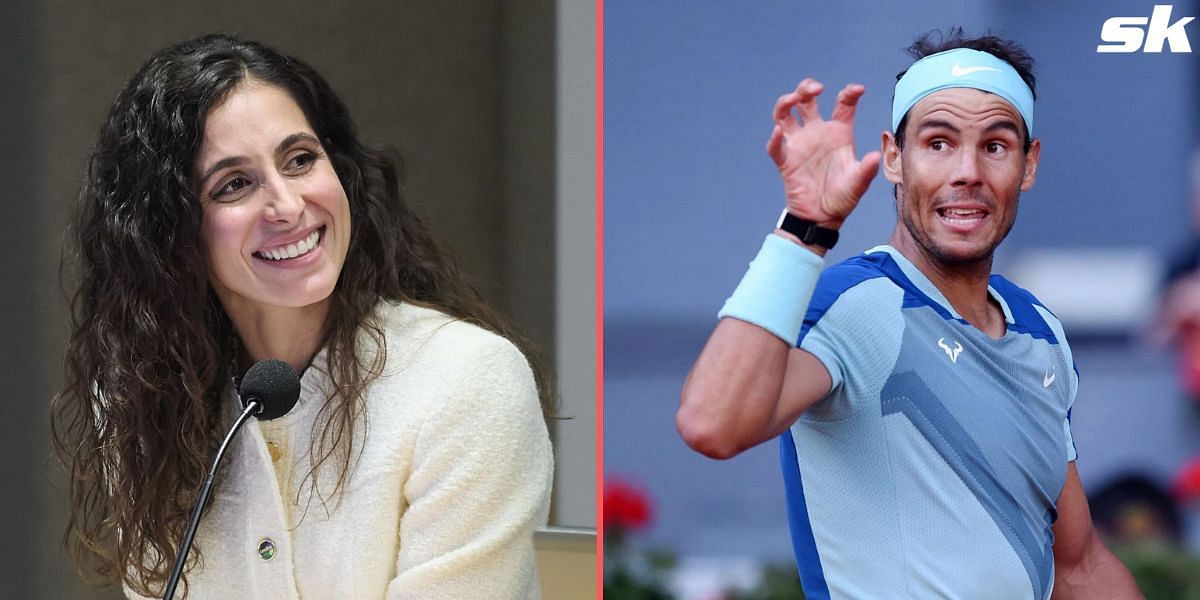Maria Francisca Perello could barely watch as Rafael Nadal fought for his life against David Goffin
