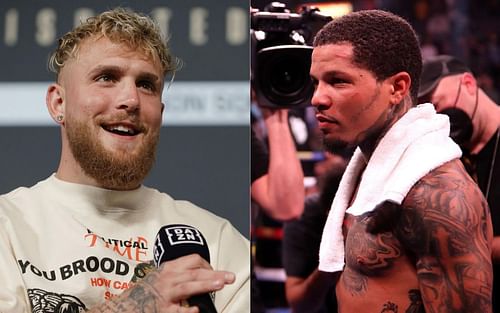 Jake Paul (left) and Gervonta Davis (right)