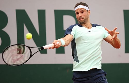 2022 French Open - Day One: Grigor Dimitrov