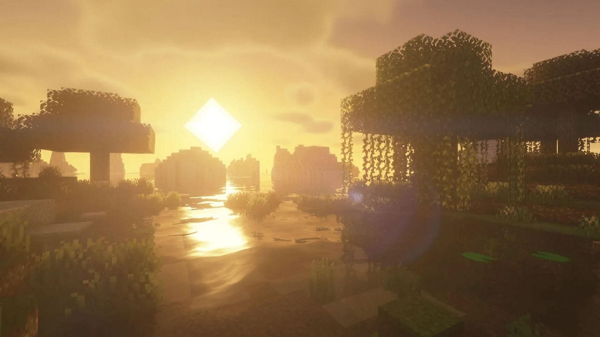 Shaders can heavily improve Minecraft&#039;s visual fidelity (Image via Mojang)